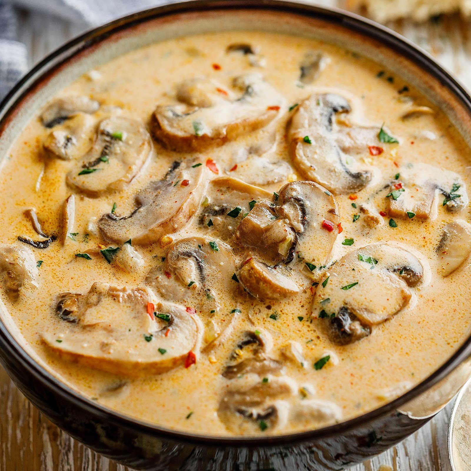 Cream of Mushroom and Chicken Soup